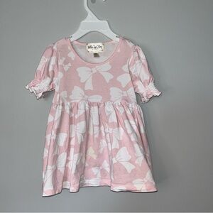Matilda Jane Pink Puff Sleeve Babydoll Top